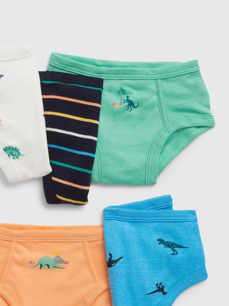 Набір дитячих трусиків Gap брифи 5 шт 1159858781 (Різні кольори 2-3) на зріст 84-99 см
