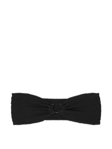 Купальный топ бандо Victoria's Secret из жатой ткани 1159857259 (Черный M/L)