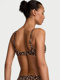 Купальный топ-бюст Victoria's Secret с Push-Up 1159860267 (Леопардовый 40D)