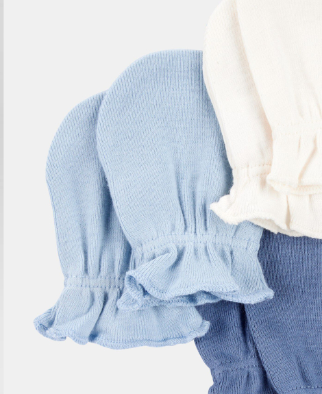 Царапки для малышей Carter's 1159852814 (Голубой 0-3M)