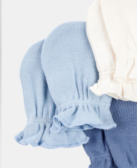 Царапки для малышей Carter's 1159852814 (Голубой 0-3M)