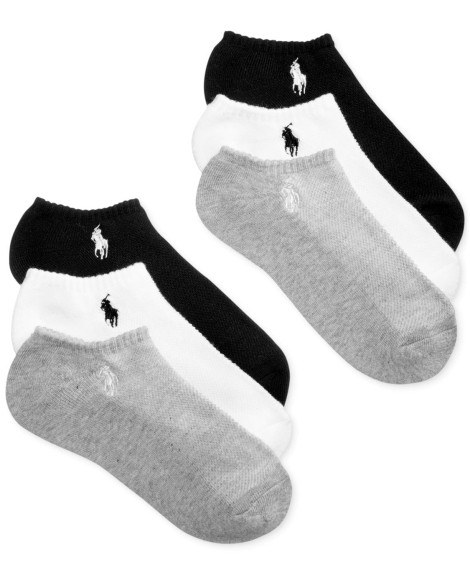 Набор носков для девочек Polo Ralph Lauren 6 пар 1159843635 (Разные цвета 9-11)