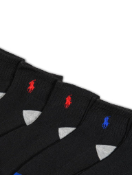 Набор детских носков Ralph Lauren 6 пар с логотипом 1159841268 (Черный 8-9,5)