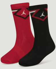 Високі шкарпетки Nike Jordan 2 пари 1159852815 (Чорний/Червоний 27-35)