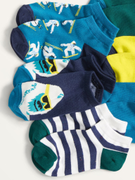 Набір дитячих шкарпеток Old Navy 6 пар з принтом 1162511593 (Різні кольори 22-24)