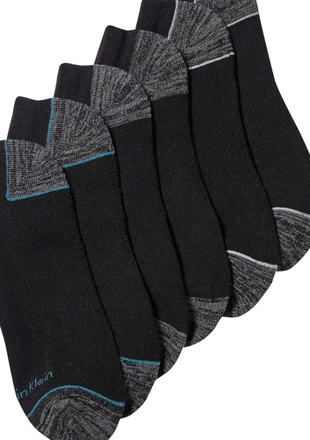 Набір жіночих шкарпеток Calvin Klein 6 пар 1159844038 (Чорний/Сірий One size)
