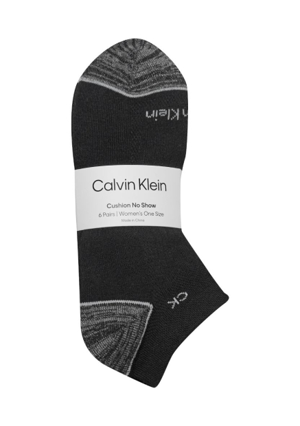 Набор женских носков Calvin Klein 6 пар 1159844038 (Черный/Серый One size)