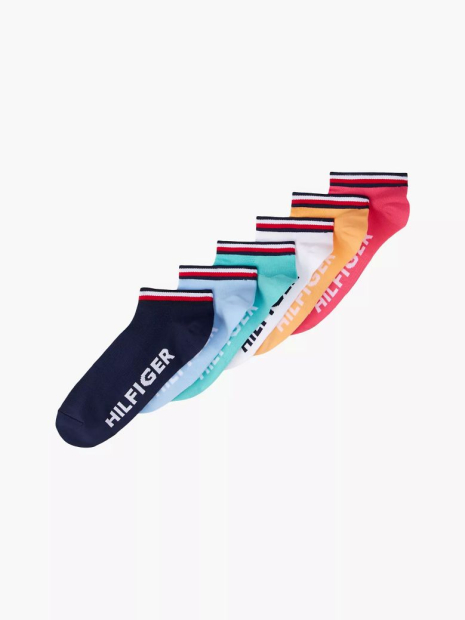 Набір коротких шкарпеток Tommy Hilfiger 6 пар 1159847409 (Різні кольори One Size)
