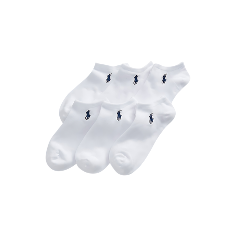Жіночі короткі шкарпетки Ralph Lauren набір 6 пар 1159854813 (Білий 9-11) EU 35-42,5