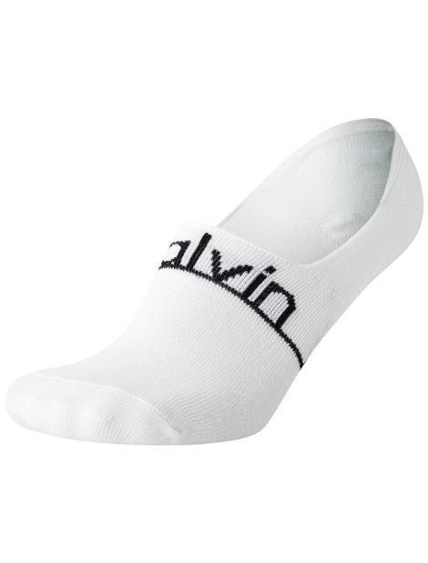 Жіночі короткі шкарпетки Calvin Klein з логотипом 6 пар 1160508375 (Білий One size)