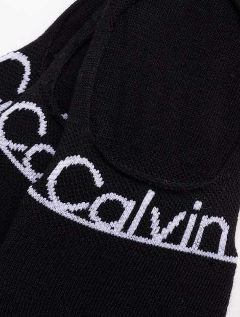 Жіночі короткі шкарпетки Calvin Klein з логотипом 6 пар 1160508745 (Чорний One size)