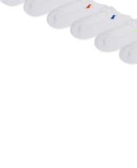 Женские короткие носки Ralph Lauren набор 6 пар 1159853128 (Белый 9-11) EU 	35-42,5