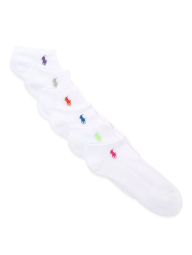 Женские короткие носки Ralph Lauren набор 6 пар 1159853230 (Белый 9-11) EU 35-42,5