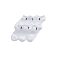 Жіночі короткі шкарпетки Ralph Lauren набір 6 пар 1159854813 (Білий 9-11) EU 35-42,5