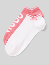 Набор носков HUGO от Hugo Boss с логотипом 2 шт 1159864108 (Белый/Розовый 36-42)