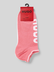 Набор носков HUGO от Hugo Boss с логотипом 2 шт 1159864108 (Белый/Розовый 36-42)