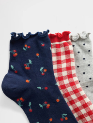 Набор носков GAP 3 пары 1159865323 (Разные цвета One Size) EU 35,5-41