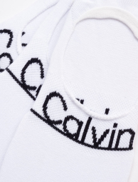 Жіночі короткі шкарпетки Calvin Klein з логотипом 6 пар 1160508375 (Білий One size)