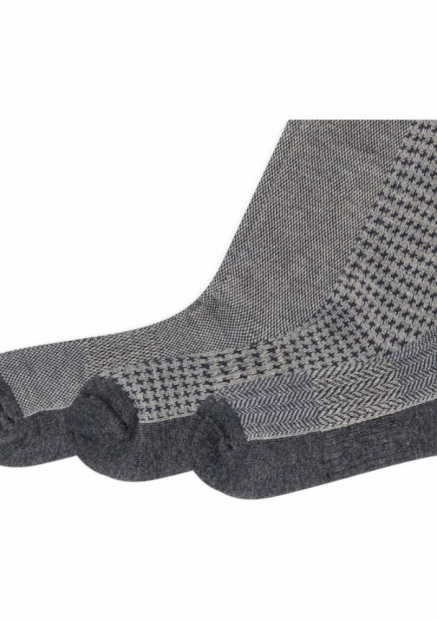 Набор мужских высоких носков Polo Ralph Lauren 3 пары 1159838583 (Серый One size)