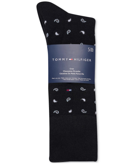 Набор мужских носков Tommy Hilfiger 5 пар высокие 1159843413 (Разные цвета 40-46)