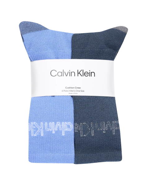 Набір високих шкарпеток Calvin Klein 6 пар 1159846157 (Різні кольори One size)
