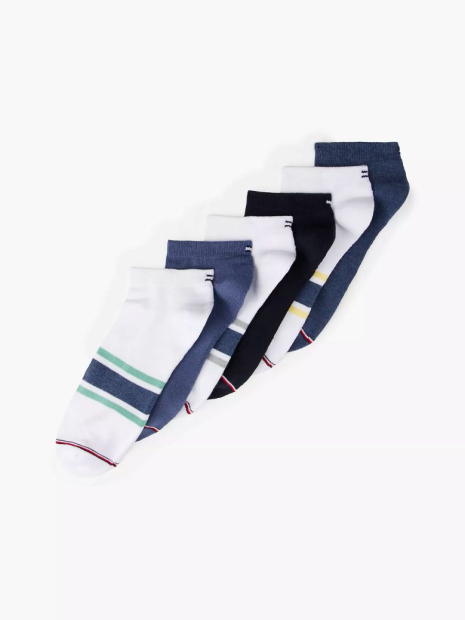 Набор носков 6 пар Tommy Hilfiger короткие 1159847405 (Разные цвета One Size)