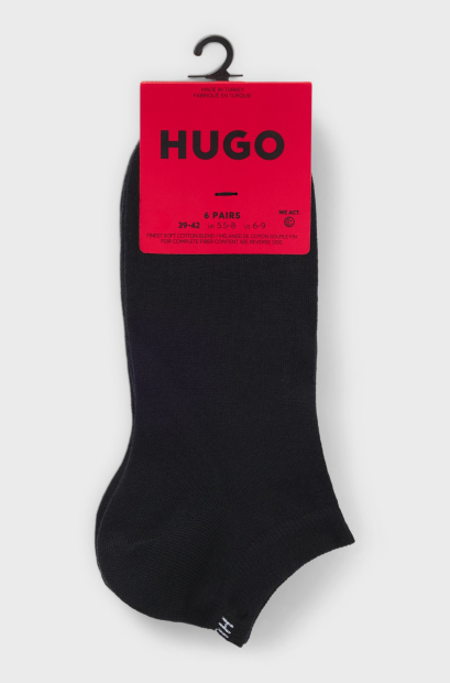 Набор мужских носков HUGO by Hugo Boss 6 пар 1159848797 (Черный 36-42)
