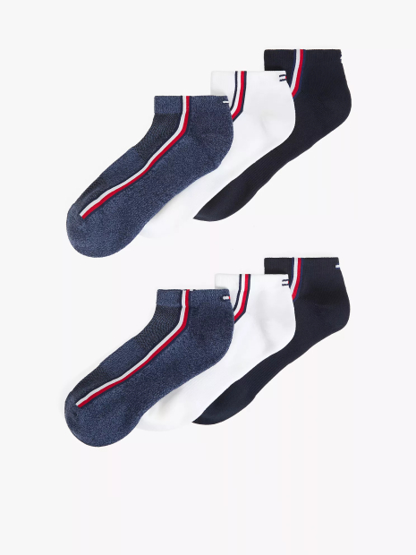 Набор носков 6 пар Tommy Hilfiger короткие 1159851622 (Разные цвета One Size)
