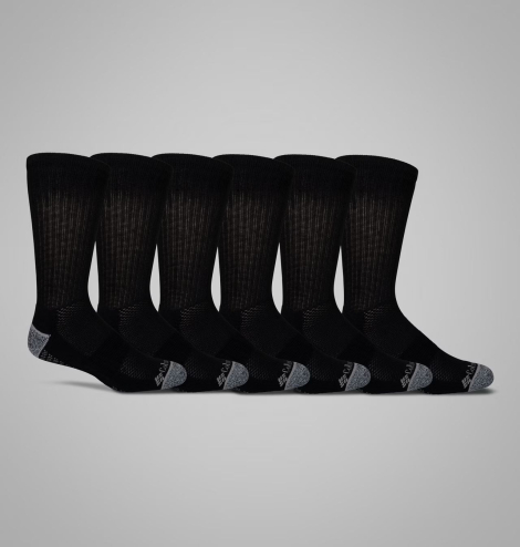 Набір чоловічих шкарпеток Columbia високі 6 пар 1159854712 (Чорний One size) EU 40-45
