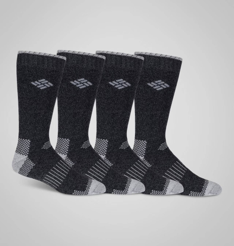 Набор мужских носков Columbia вязаные 4 пары 1159859850 (Серый One size)