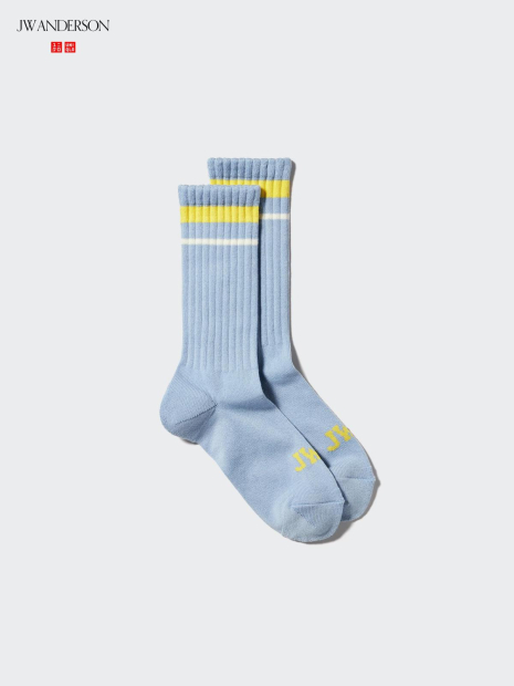 Высокие носки JW ANDERSON UNIQLO 1159866955 (Голубой 42-46)