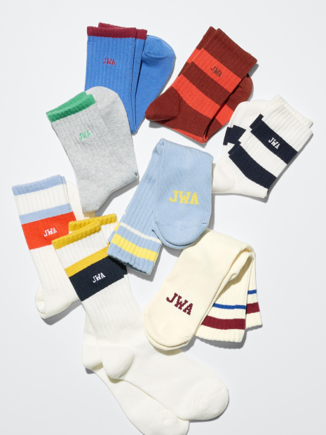 Высокие носки JW ANDERSON UNIQLO 1159866955 (Голубой 42-46)