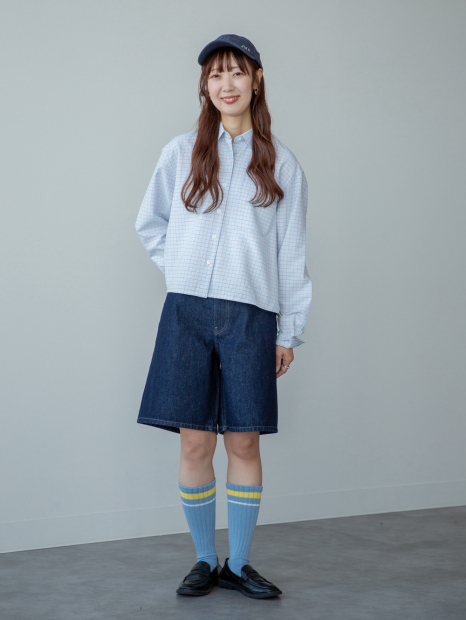Высокие носки JW ANDERSON UNIQLO 1159866955 (Голубой 42-46)