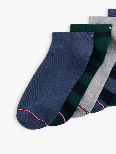 Набір коротких шкарпеток Tommy Hilfiger 6 пар 1161258480 (Різні кольори One Size) EU 39-46
