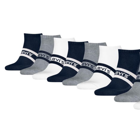Набір коротких шкарпеток Levi's 12 пар 1161392384 (Різні кольори One size)