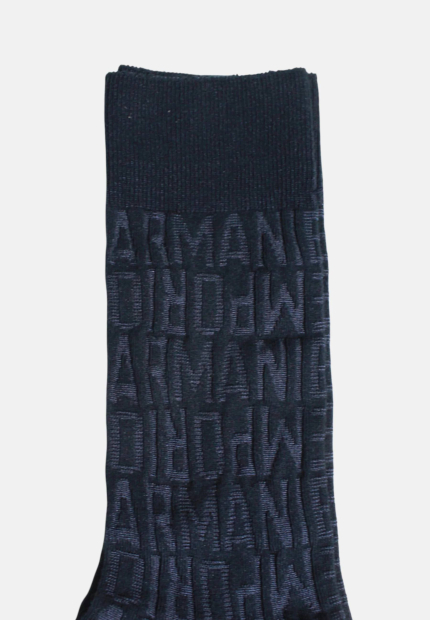 Набір високих шкарпеток Emporio Armani 2 пари 1162166154 (Синій One size)
