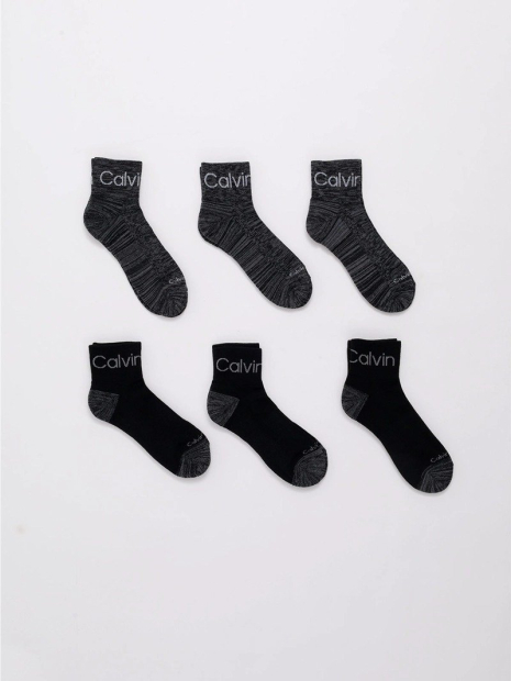 Набір шкарпеток Calvin Klein 6 пар 1163359889 (Чорний/Сірий One size) EU 40-46