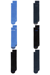 Набір високих шкарпеток Calvin Klein 6 пар 1159846157 (Різні кольори One size)