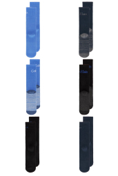 Набір високих шкарпеток Calvin Klein 6 пар 1159846157 (Різні кольори One size)