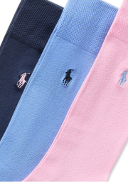 Набор мужских высоких носков Polo Ralph Lauren 3 пары 1159852182 (Разные цвета 10-13) EU 43-46