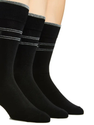 Набор мужских высоких носков Michael Kors 3 пары 1159853245 (Черный 40-46)