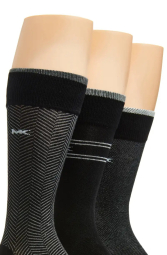 Набор мужских высоких носков Michael Kors 3 пары 1159853248 (Черный 40-46)