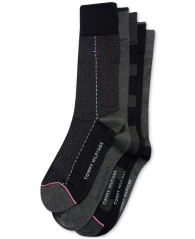 Набор мужских носков Tommy Hilfiger 5 пар высокие 1159853329 (Черный/Серый 40-46)