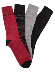 Набор высоких носков Calvin Klein 4 пары 1159856951 (Разные цвета One size) EU 40-46