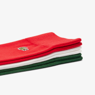 Набір чоловічих високих шкарпеток Lacoste 3 пари 1159863641 (Різні кольори 10-12) EU 43-46
