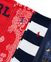 Набор высоких носков Polo Ralph Lauren 6 пар 1159865295 (Разные цвета One size) EU 43-46