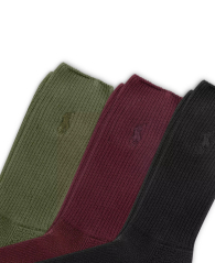 Набір чоловічих високих шкарпеток Polo Ralph Lauren 3 пари 1160694669 (Різні кольори 10-13)