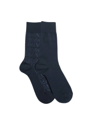 Набір високих шкарпеток Emporio Armani 2 пари 1162166154 (Синій One size)