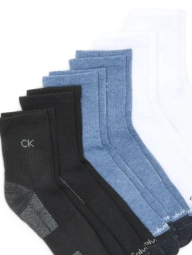 Набор носков Calvin Klein высокие носки 6 пар 1162768372 (Разные цвета One size)