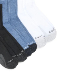 Набор носков Calvin Klein высокие носки 6 пар 1162768372 (Разные цвета One size)